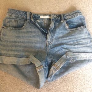 PACSUN denim jean shorts size 24